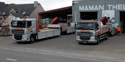 Levering van tegels aan huis of op de werf - België