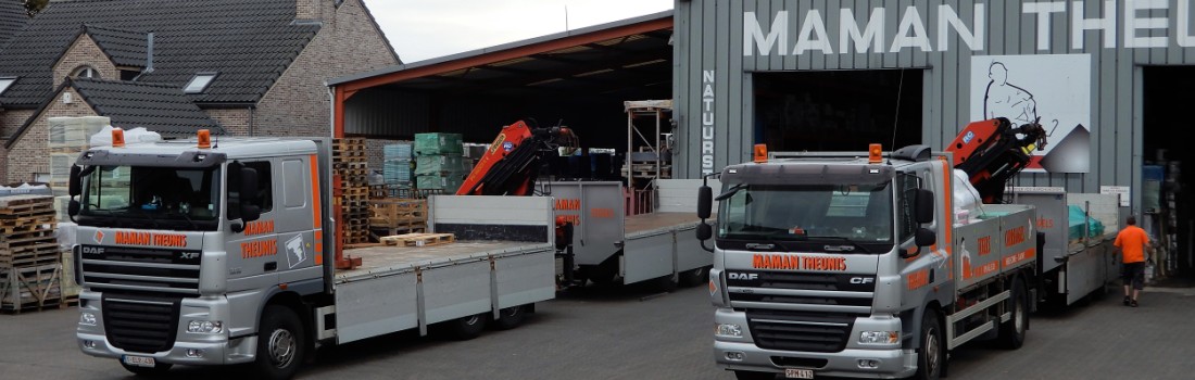 Levering van tegels aan huis of op de werf - België